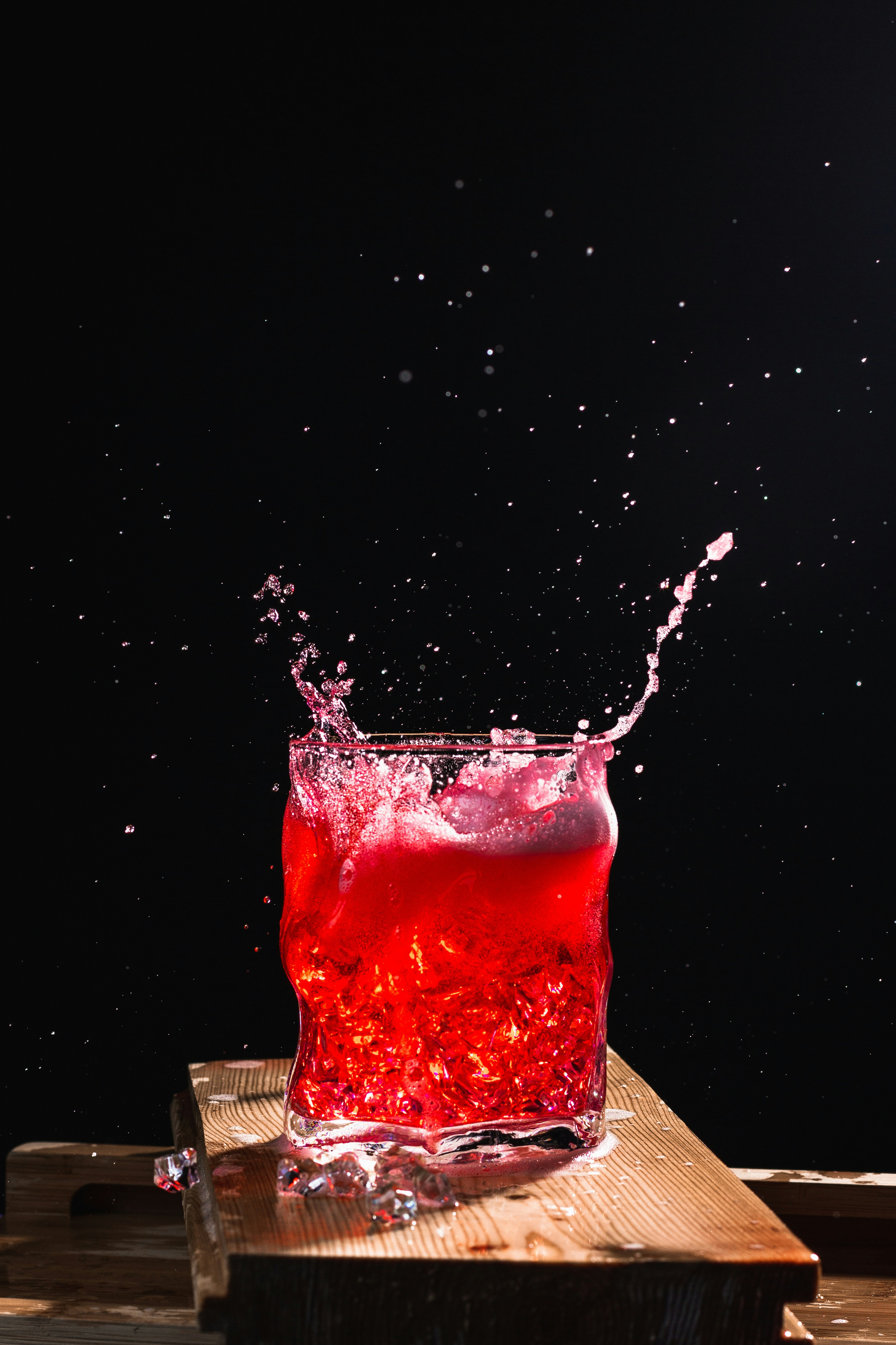 Hibiscus and Lime Mocktail